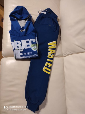 Παιδικό σετ φόρμα-φούτερ μεταχειρισμένο, μέγεθος 12, μπλε