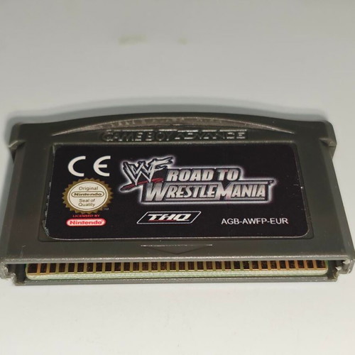 Nintendo GBA WWF Road To Wrestle Mania cartridge like new
