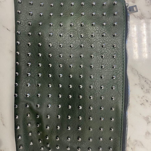 #OFFER New Women's Envelope Bag Khaki / Olive with Studs & Removable Crossbody Strap