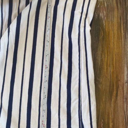 Bershka Viscose Bodysuit Like New, White and Blue, Size M