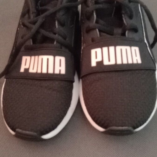 Puma athletic girls' shoes size 37 like new black