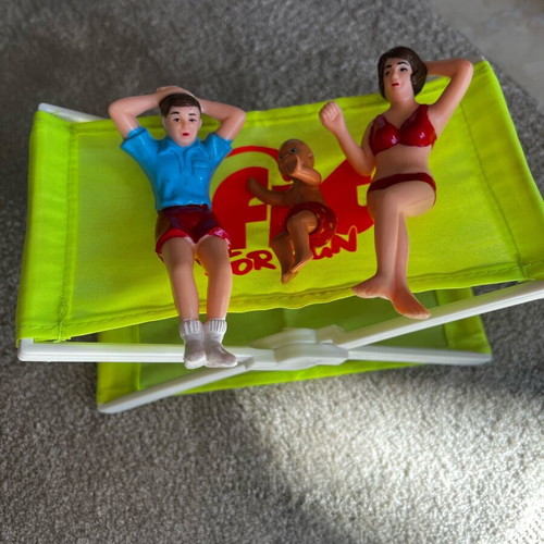 Vintage toys used, set of 4 pieces