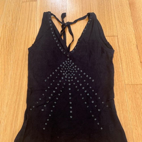 Knitted blouse black, like new, size S