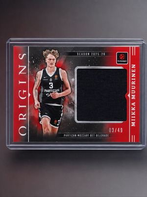 Euroleague Origins 25-26 Mika Muurinen Jumbo Patch /49
