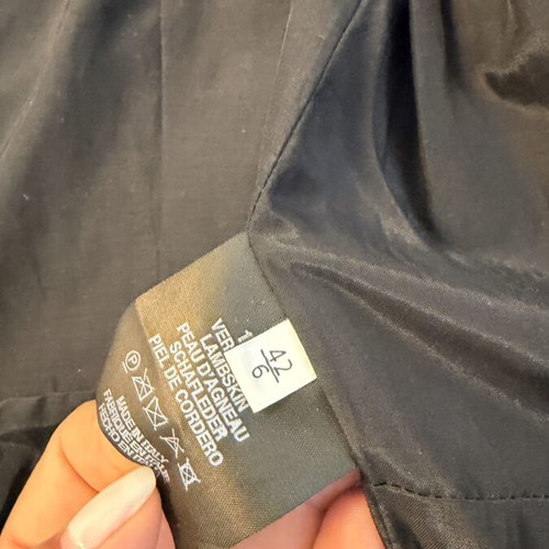 Valentino leather trench coat new, very soft leather, black, size M