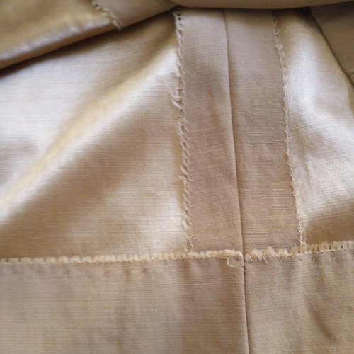 Classic dress used, tailor made with lace, beige
