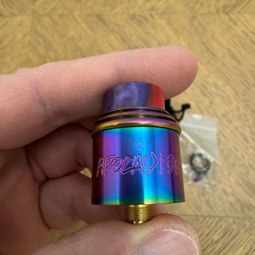 Armageddon MFG Apocalypse Gen 2 RDA like new, heat treated color
