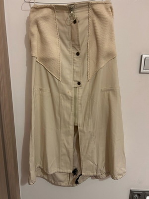 Replay long skirt like new, white, sizes S and M