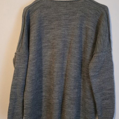 Achilleas Accessories Grey Knit Sweater with Dragon Design like new