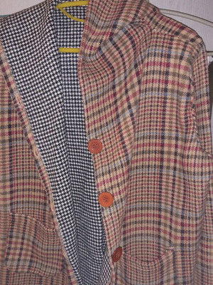 Дълга каре жилетка с качулка като нова