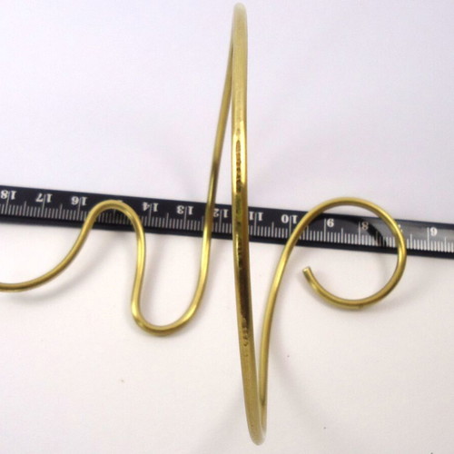 Bracelet from solid brass handmade, gold color, new