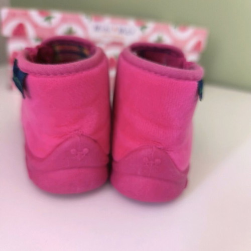 Mini Max kids anatomical slippers No. 23 like new, pink with unicorn