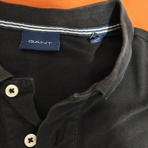 Gant polo shirt medium black like new