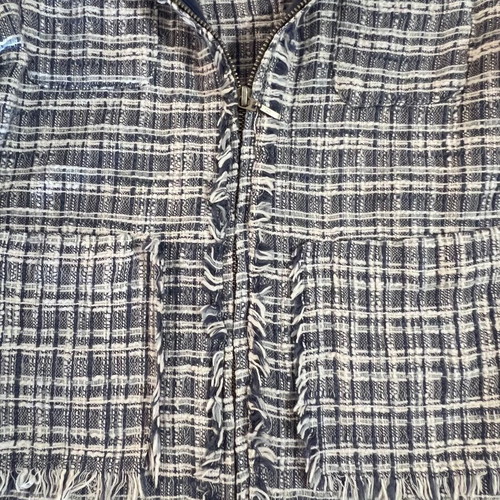 Line of Oslo cotton tweed bouclé jacket