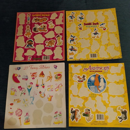 Stickers used, rare 90s decade