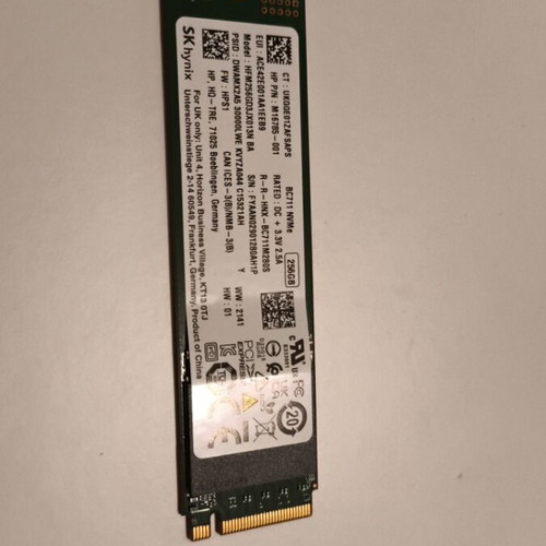 SK Hynix BC711 NVMe SSD 256GB used
