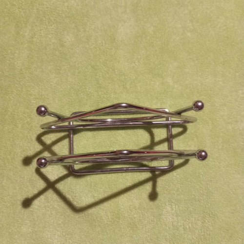 Chrome metal napkin holder like new