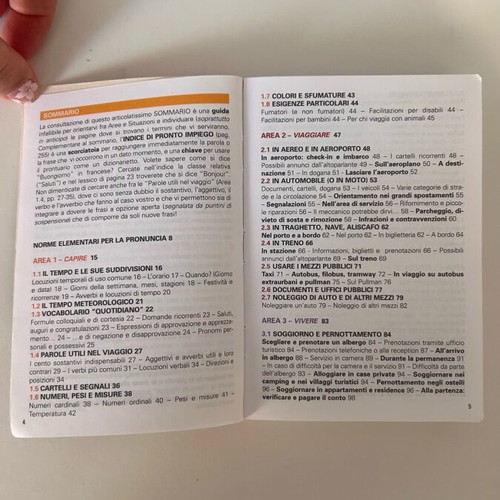 Manuale per viaggiare francese like new, French language travel guide from Italian