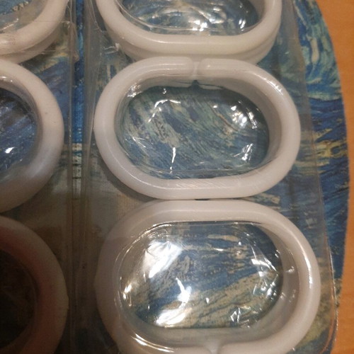 Curtain rings new, pack of 48 pieces