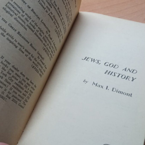 Jews God and History book like new from 1962