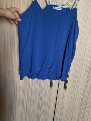 Zic Zac summer top blue used, one size