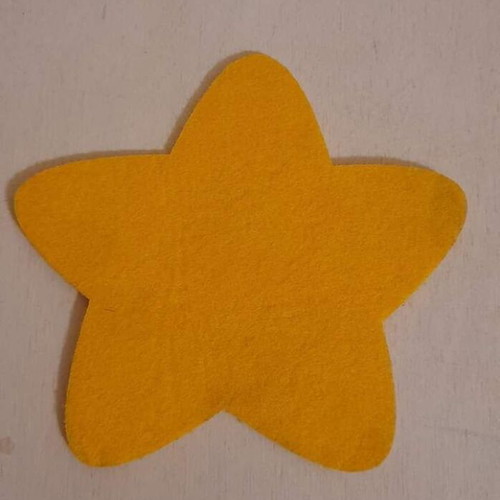 Christmas craft supplies used, pack of 5 felt pieces