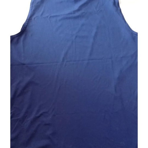 Under Armour men's sleeveless sports shirt used, blue, size M
