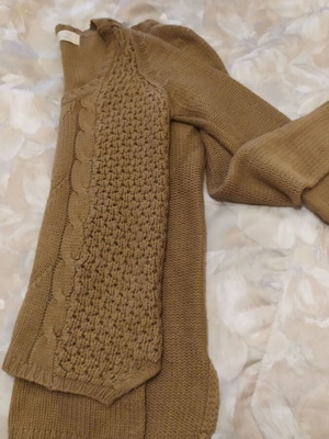 Zara beige asymmetrical blouse with zipper like new, size S