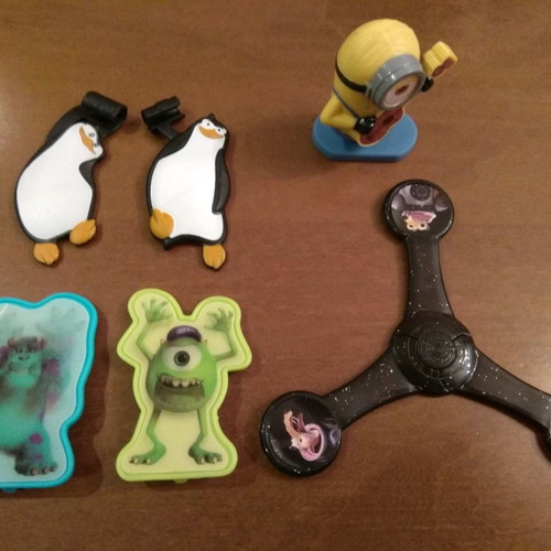 Nestle collectible figures new from children's movies