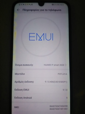 Huawei P smart 2020 POT-LX1A used with SIM card issue