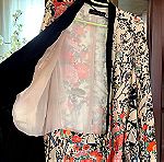  Zara σακάκι κιμονό με λουλούδια L