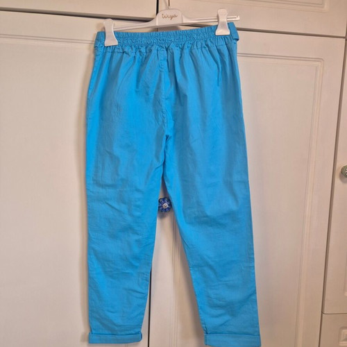 A.L.E. turquoise pants size Large new with belt