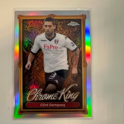 Clint Dempsey #CK-10 2025 Topps Premier League Chrome King card new