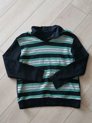Men's dark long-sleeve blouse used, size M