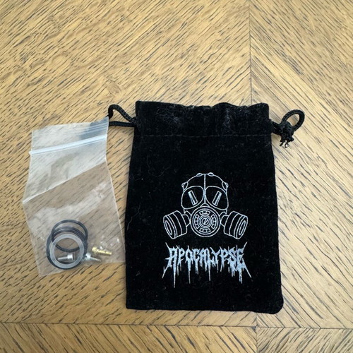 Armageddon Apocalypse Gen 2 RDA silver color like new, special piece