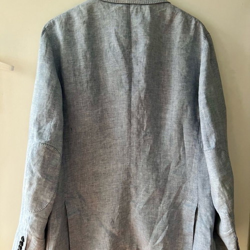 Ermenegildo Zegna linen blazer like new, light blue, size IT52