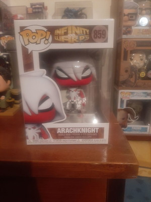 Funko POP! Marvel Infinity Warps Arachknight #859 new