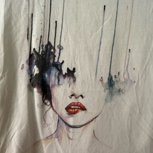 Public Art handmade cotton blouse size M