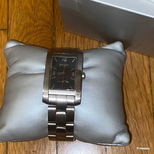 DKNY Vintage men's watch used, gray, with original box and papers