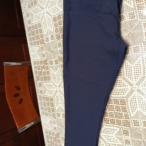 KAZI Line Women's Fabric Pants like new, blue, size L