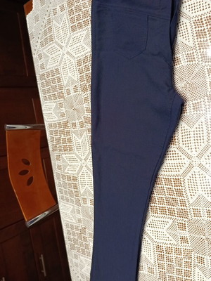 KAZI Line Women's Fabric Pants like new, blue, size L