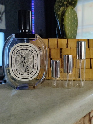 Vetyverio Diptyque Eau De Parfum like new, 3 ml decant