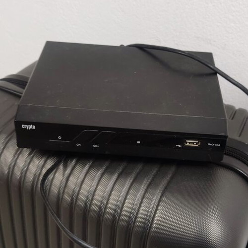 Crypto ReDi 50A DVB-T digital terrestrial receiver used with USB port