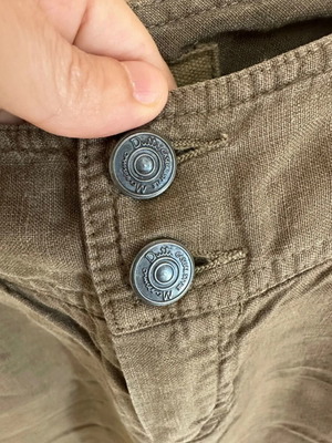 Linen khaki pants Massimo Dutti like new, size medium