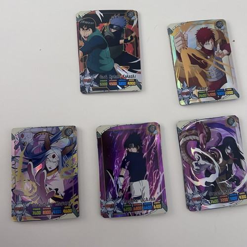 Naruto and Demon Slayer cards, set of 100