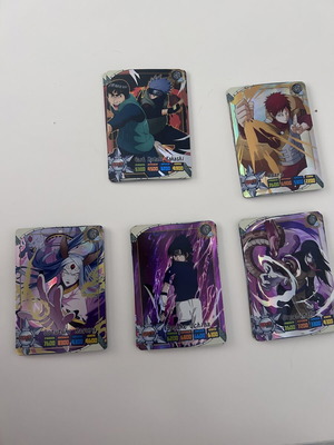 Naruto and Demon Slayer cards, set of 100