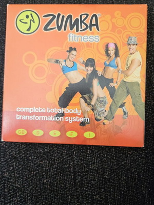 CD with dance lessons used, Zumba included with case