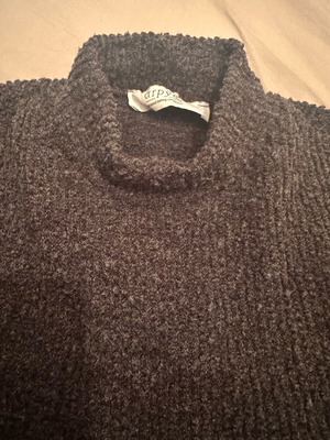 Arpyes knitted crop top used, gray, size S
