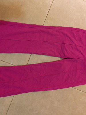 Bershka fabric pants XS pink like new