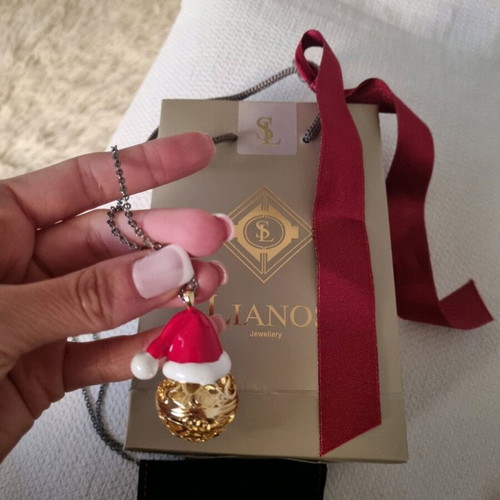 Santa Baby jewelry new, red and gold